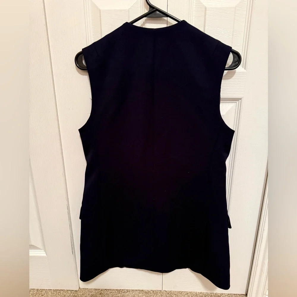Reiss Black Vest with Gold Buttons - Picture 5 of 5